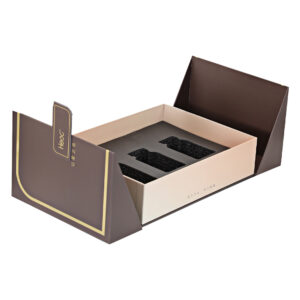 Luxury Two Sides Open Cosmetic Packaging Paper Box Makers