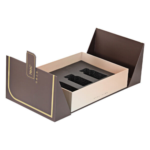 Luxury Two Sides Open Cosmetic Packaging Paper Box Makers