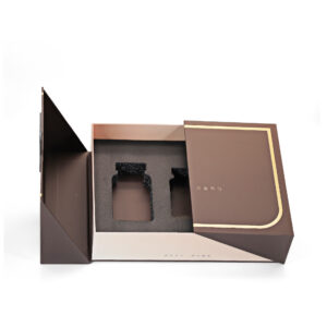 Luxury Two Sides Open Cosmetic Packaging Paper Box Makers