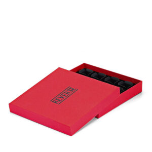 textured paper top and bottom boxes